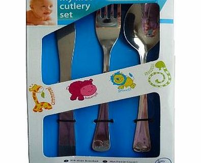 My First Cutlery Set Baby Fork Spoon Knife Set