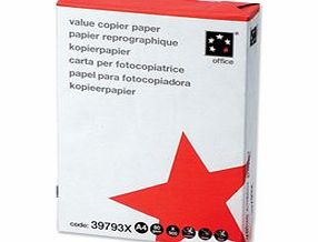 5 Star Office Value Copier Paper Multifunctional Ream-Wrapped 80gsm A4 White - 1 Ream of 500 sheets (Pack of 1)