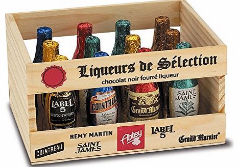 Abtey Wooden Crate of 12 Bottles Liqueurs de Selection 155 g