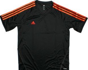 Adidas Climalite T-Shirt Black/Fire Gold