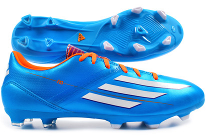 adidas F10 TRX FG Football Boots Solar Blue/ Running