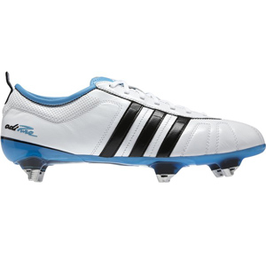 Adidas Football Boots Adidas adiPure IV TRX SG Football Boots White/Blue/Black