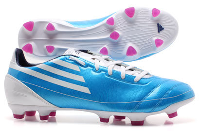 Adidas Football Boots  F10 TRX FG Football Boots Cyan Blue/White