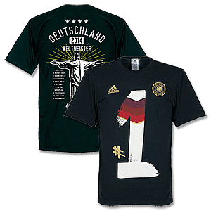 Adidas Germany Berlin Homecoming T-Shirt with Squad Print
