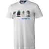 ADIDAS ORIGINALS Adidas Mens Shoe Tab T-Shirts (White)