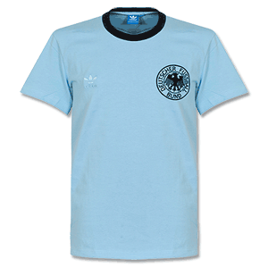 Adidas Originals Germany Retro T-Shirt - Sky Blue