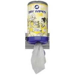 AF Clene Swipe Tub Dry Wipes for Mopping-up Spills