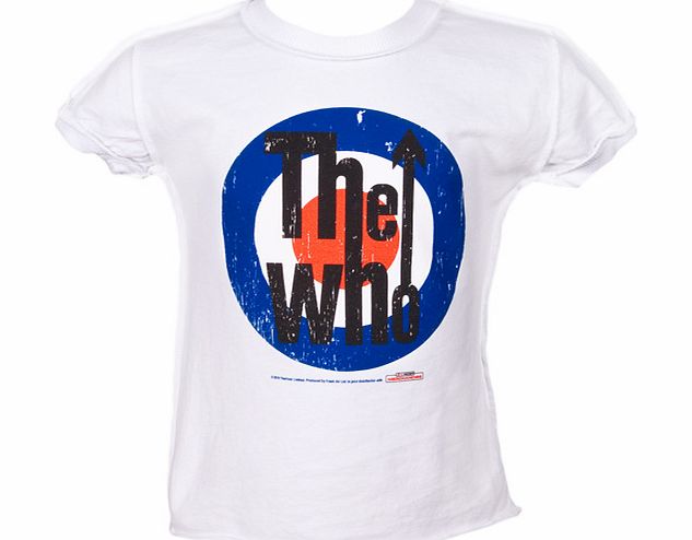 Amplified Kids Kids The Who Target Logo White T-Shirt from