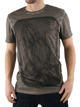 Amplified Oil Wash Pray T-Shirt