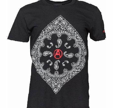 ANTICULTURE Mens Santana T-Shirt Black