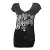 Apple Bottoms V Neck Side Rouched Tee