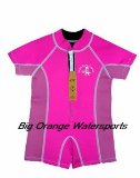 Aqua Wave Baby and Toddler Aqua Wave Shortie front Zip Wetsuit L Available in black/yellow, Pink or blue
