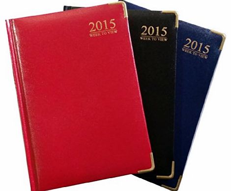 ARPAN 2015 Week To View Economy A5 Desk Diary In 3 Colours