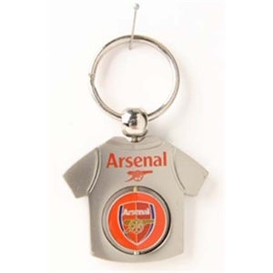 Arsenal Accessories  Arsenal FC T-Shirt Spinner Key Ring