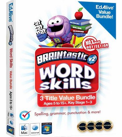 Avanquest Software BRAINtastic Version 2 Word Skills Value Bundle