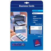 Avery Coated Inkjet Business Cards (Matt) 85 x 54mm