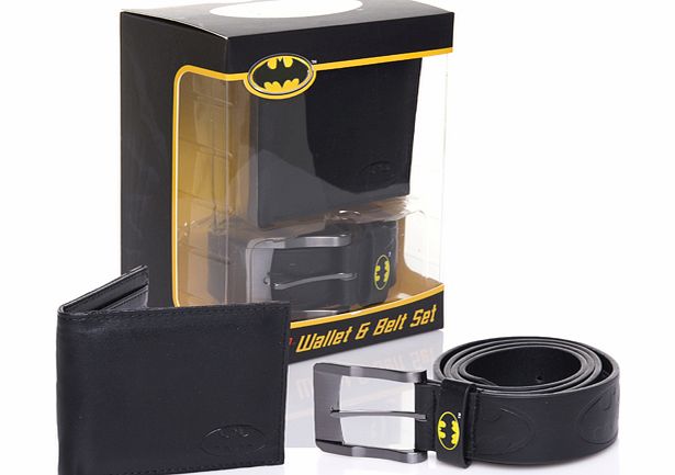 BATMAN Belt and Wallet Gift Set