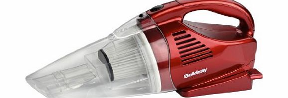 Beldray Rechargable Handheld Vacuum Cleaner, 12 V, Red