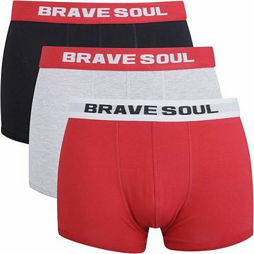 Bench Brave Soul Mens 3-Pack Boxers