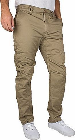Bench Mens Pivotspin Chinos, Brown, 28W x 32L
