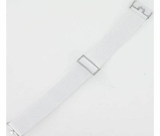 Best Braces Company Mens Garter (SKS24)- Fully Adjustable Sock Garters - White