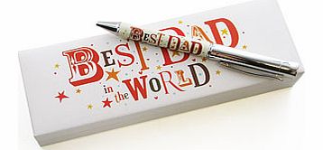 BEST Dad in the World Pen in Gift Box