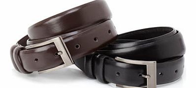 Bhs Double Keeper Belt Twin Pack, BLACK BR63F15ABLK