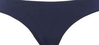 Bhs Navy Great Value Plain Bikini Bottom, navy