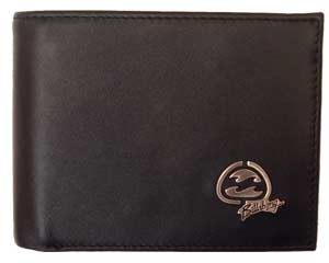 Billabong Black Texas Leather Wallet by
