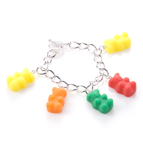 Bits and Bows Gummy Bear Charm Bracelet from Bits and Bows