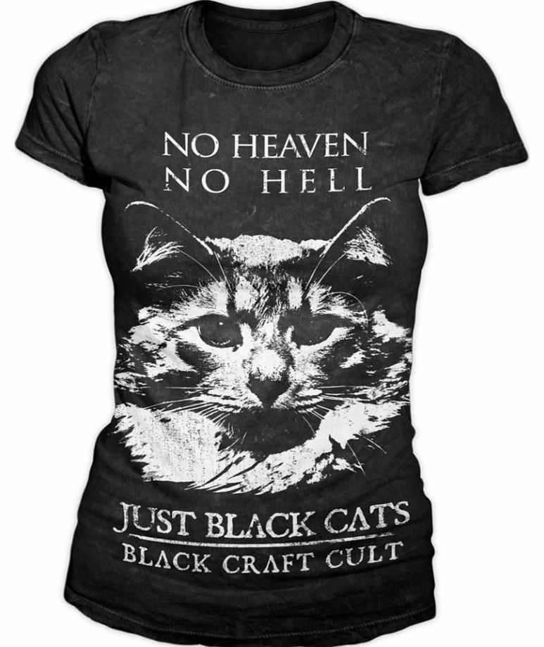 BlackCraft Cult No Heaven No Hell Just Black Cats T-Shirt WT002JS