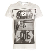Blood Brother Consume Or Die White T-Shirt