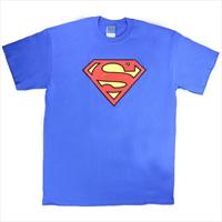 Blue Superman Logo T-Shirt