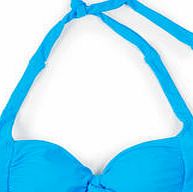 Boden Knot Front Bikini Top, Dark Turquoise 34566240