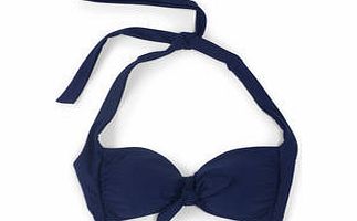 Boden Knot Front Bikini Top, Sailor Blue,Sailor