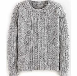 Boden Nep Cable Jumper, Light Grey 34274753