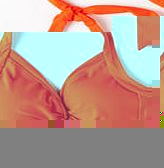 Boden Twist Front Bikini Top, Tropical Orange 33930017