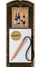 Booth Designs Red Wine Magnetic Notepads
