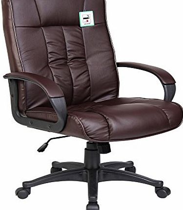 (BTM)EXECUTIVE OFFICE CHAIR PADDED LEATHER HIGH BACK OFFICE CHAIR GAMING CHAIR STUDY CHAIR BUCKET CHAIR ERGONOMIC CHAIR(BLACK)