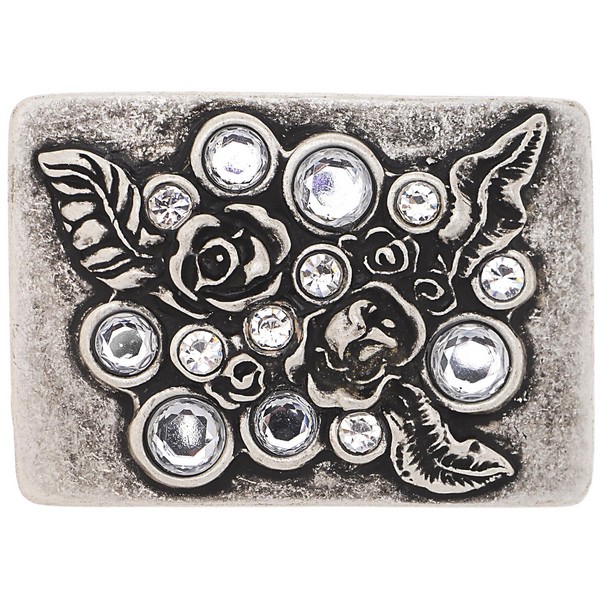 Butterfly Blue Rose and Shine Belt Buckle by