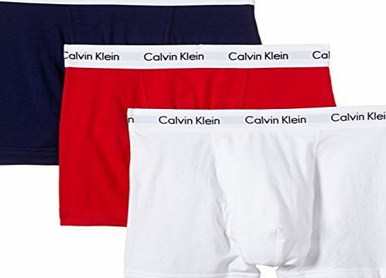Calvin Klein - 3-Pack - Multicoloured - Mens Trunks without fly