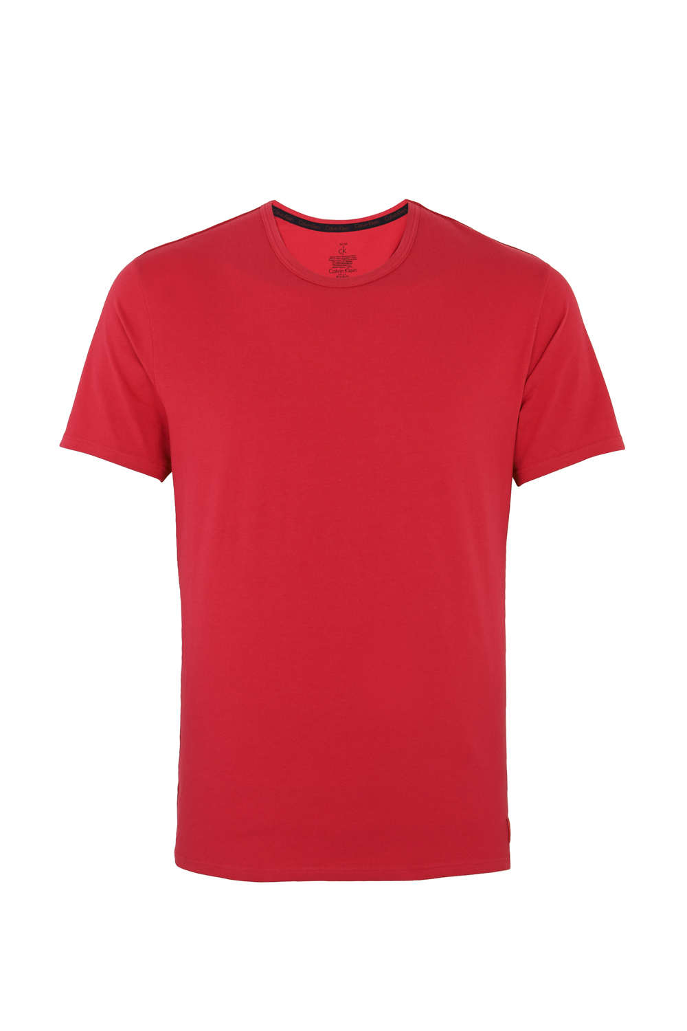 Calvin Klein Cotton Crew Neck T-Shirt Red