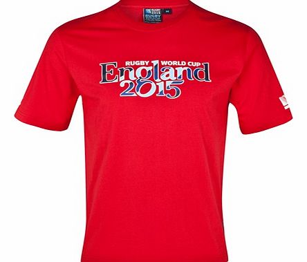 Canterbury England Rugby World Cup 2015 Script T-Shirt -