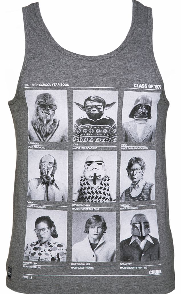 Chunk Mens Grey Class Of 77 Star Wars Vest from Chunk
