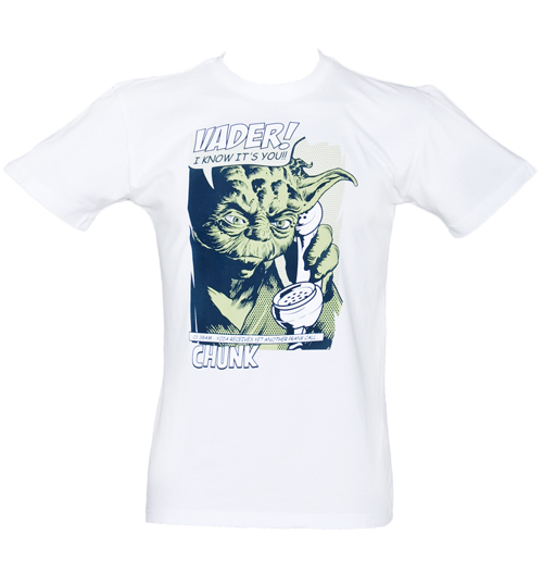 Chunk Mens Yoda Calling Star Wars T-Shirt from
