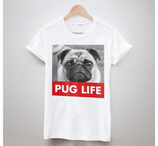 CLOTHING HUB PUG LIFE TSHIRT T SHIRTS (XL) DOPE HIPSTER SWAG DOG MENS WOMENS TOP FASHION