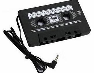 Car Cassette Adapter MP3 Tape Player iPhone iPod MP3 CD Radio Stereo Nano 3.5mm