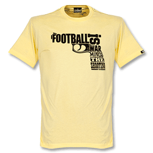 Copa Football Is War T-Shirt - Yellow