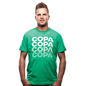 Copa Striped Logo T-Shirt - Green