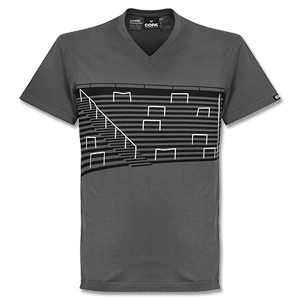 Copa Terraces V-Neck T-Shirt - Dark Grey